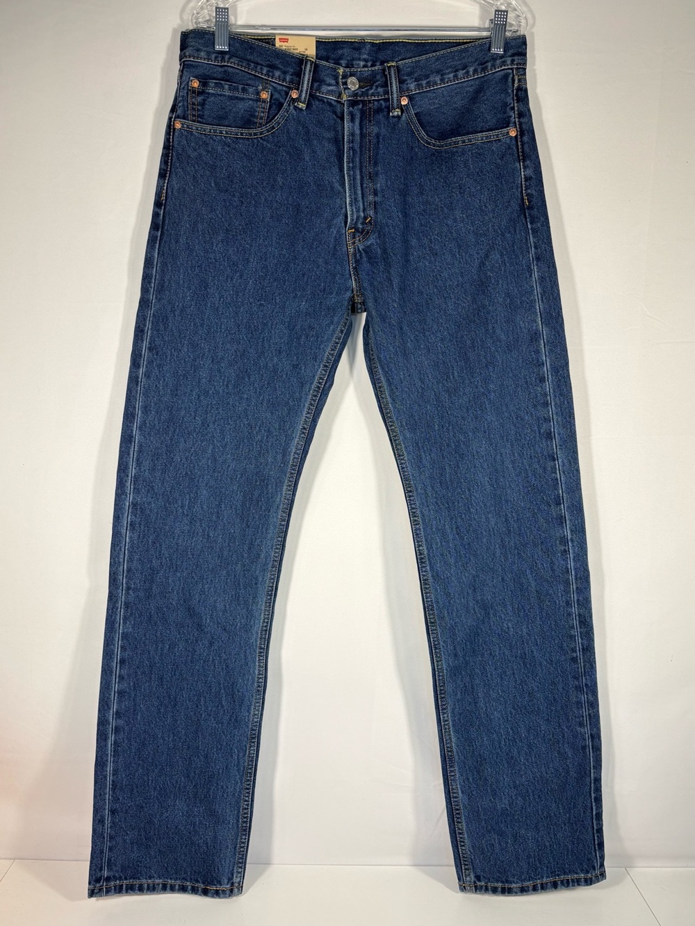 NWT Levi’s 505 Regular Fit Jeans Men’s Blue Straight Leg 34x34